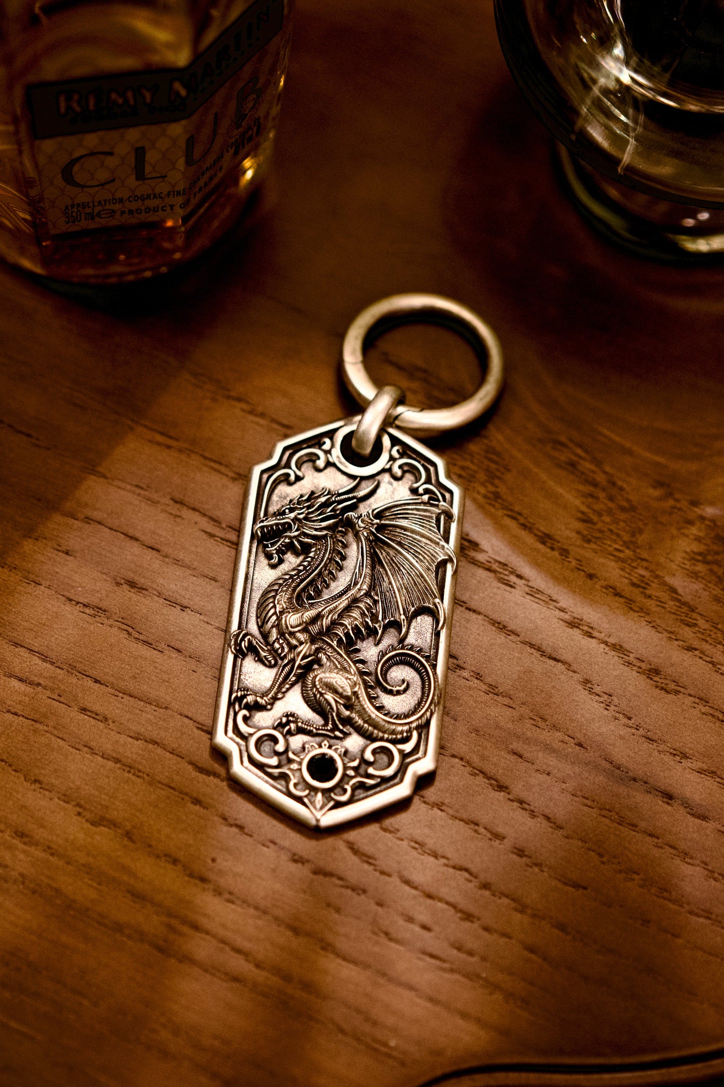 1-of-1 Full Bespoke Sterling Silver / 24K Gold Key Tag