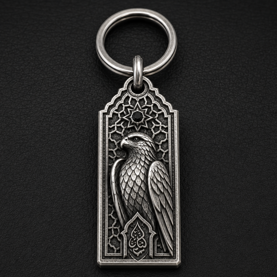 Desert Falcon Key Tag