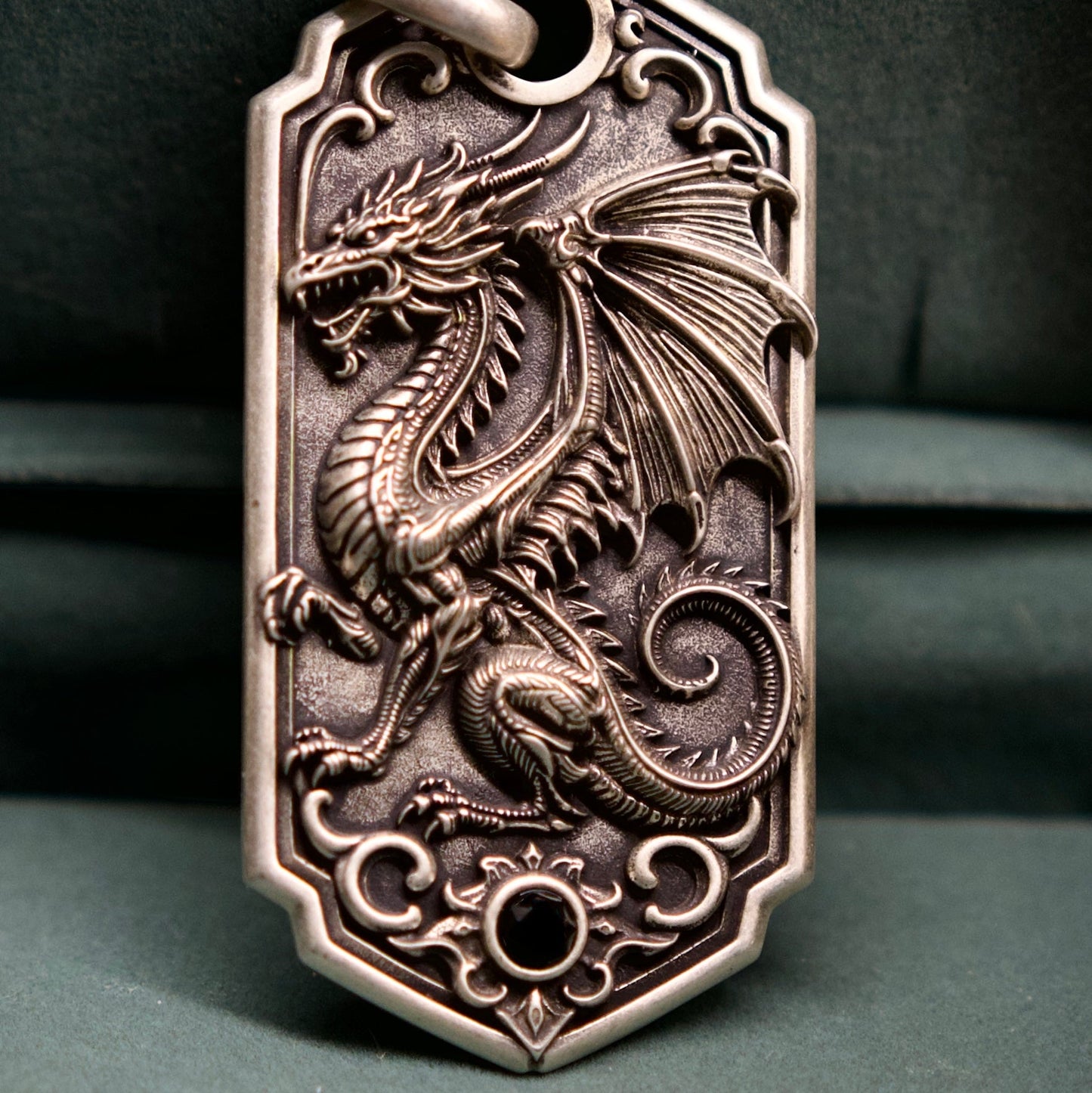 1-of-1 Full Bespoke Sterling Silver / 24K Gold Key Tag